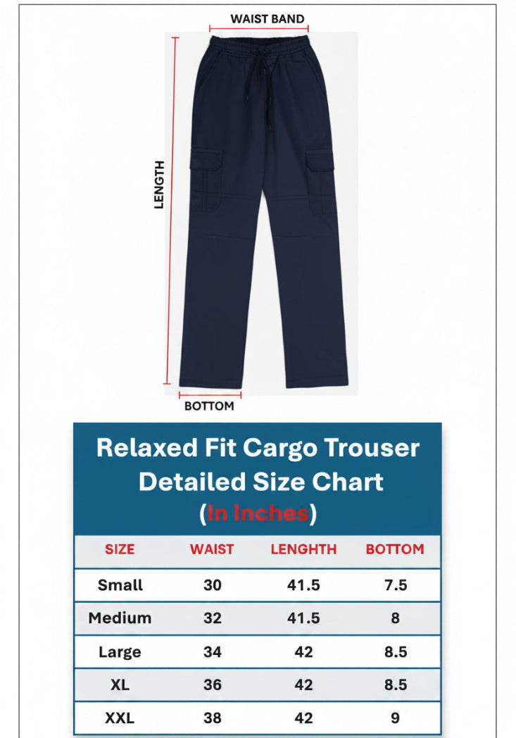 6-Pockets Relaxed Fit Cargo-Rusty Rose