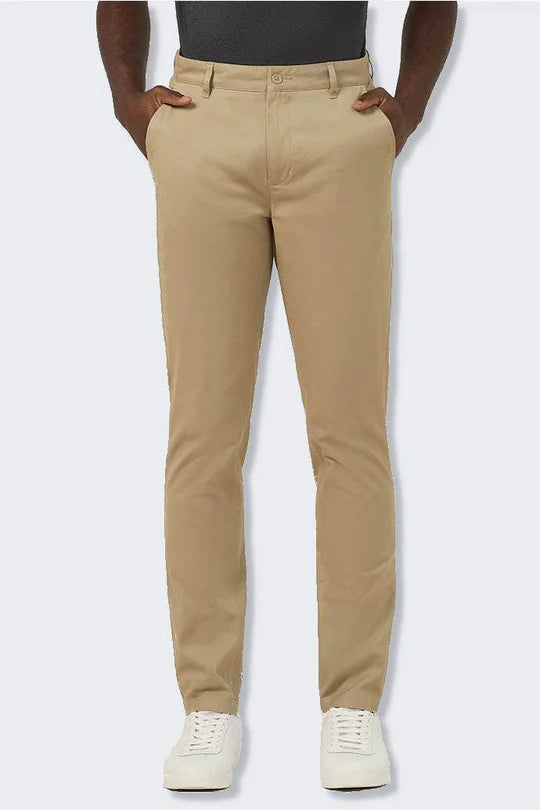 Cream khaki imported cotton Chinos