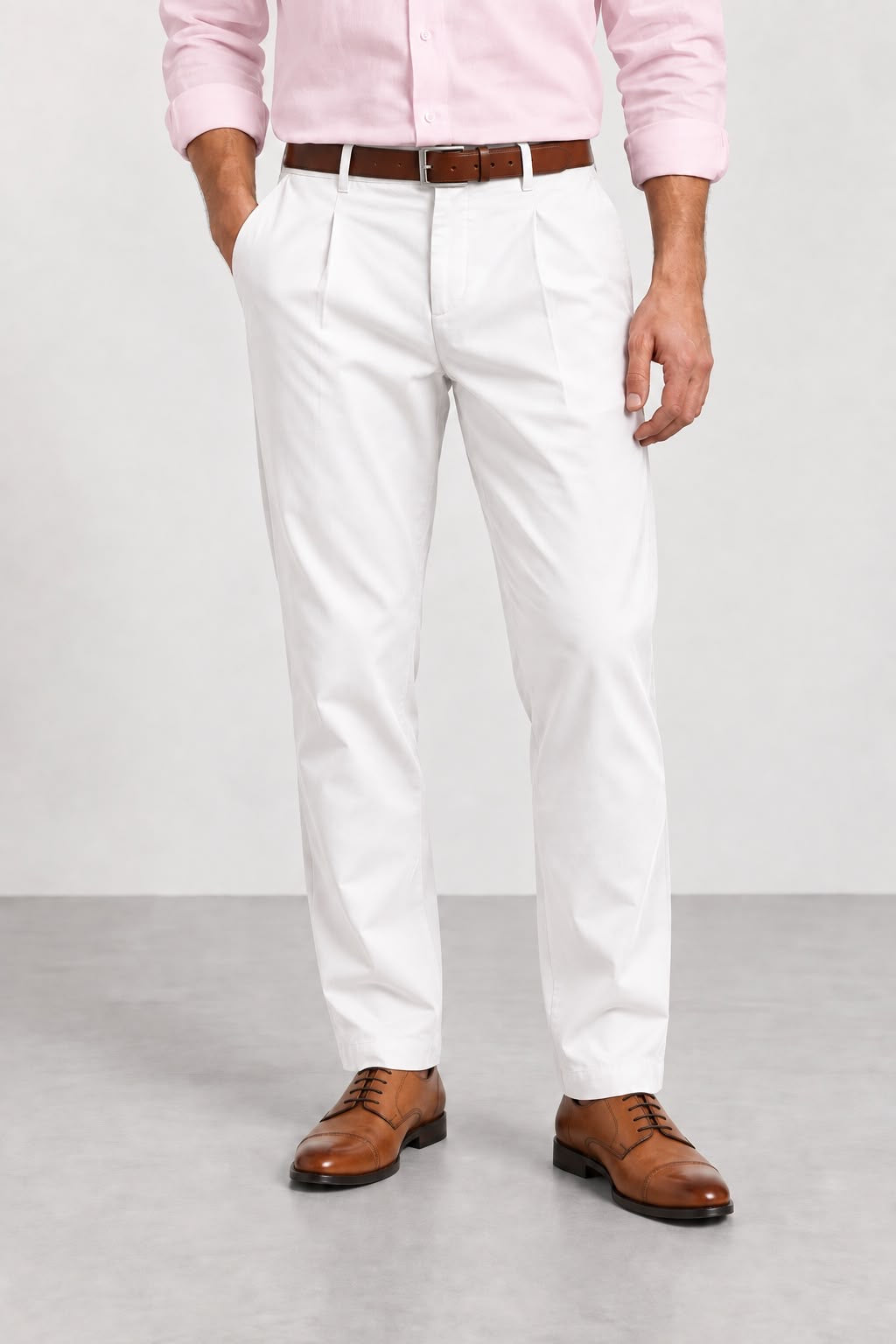 All-Day Comfort Pants – White