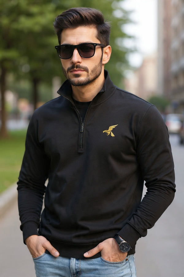 Premium QTR Zipper Back