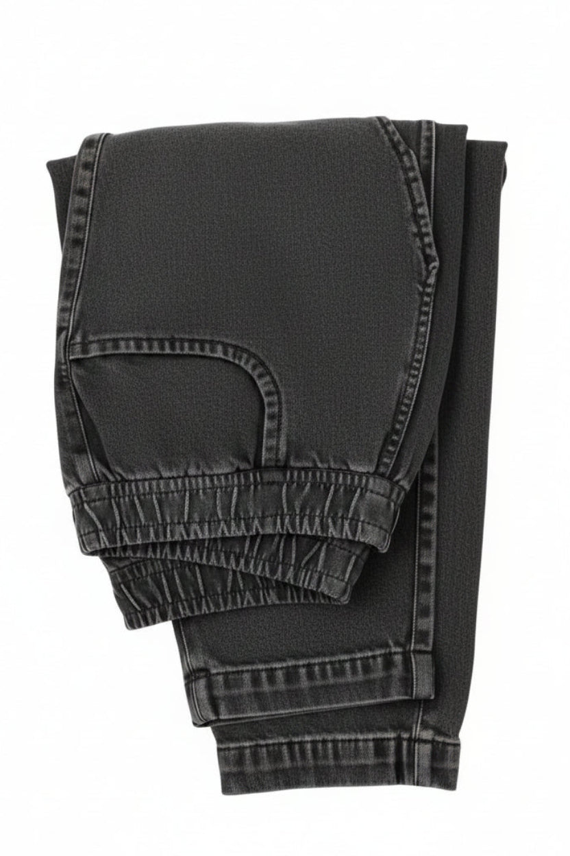 Charcoal Denim Joggers