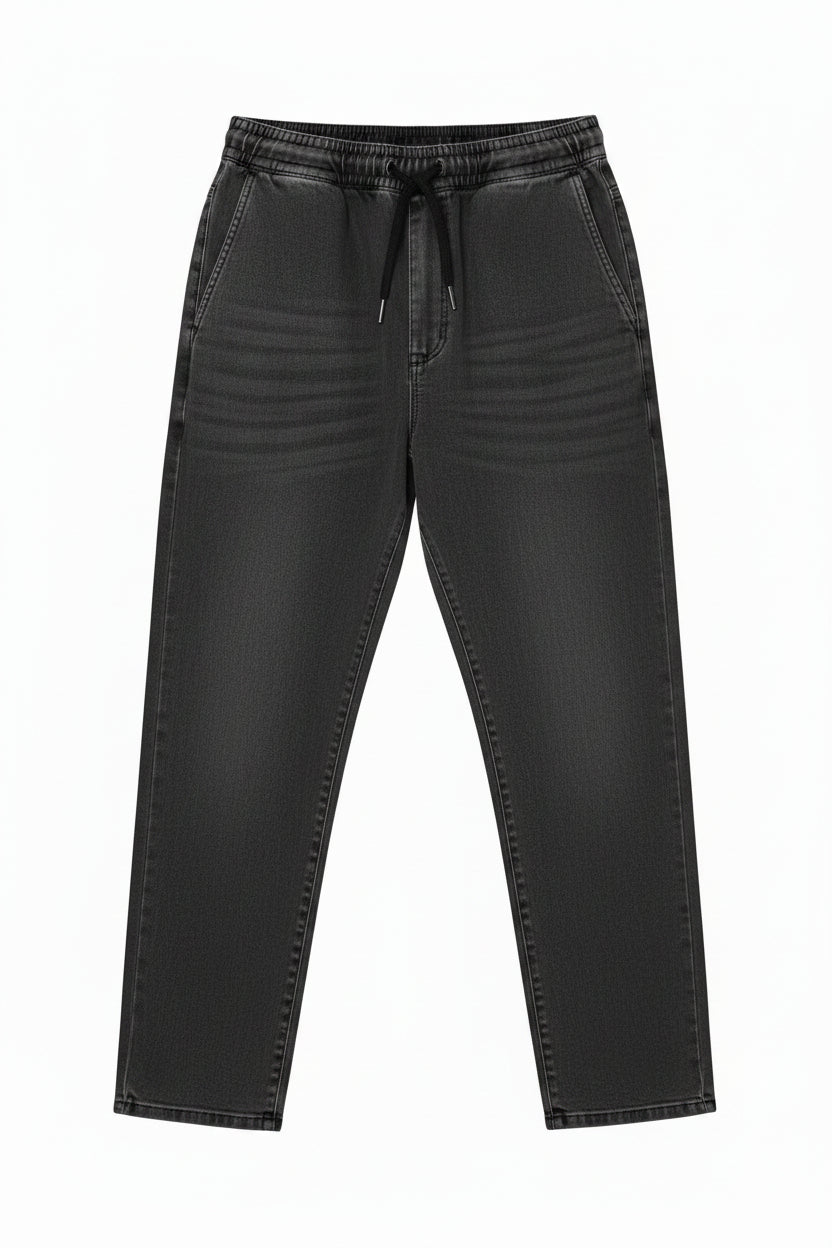 Charcoal Denim Joggers