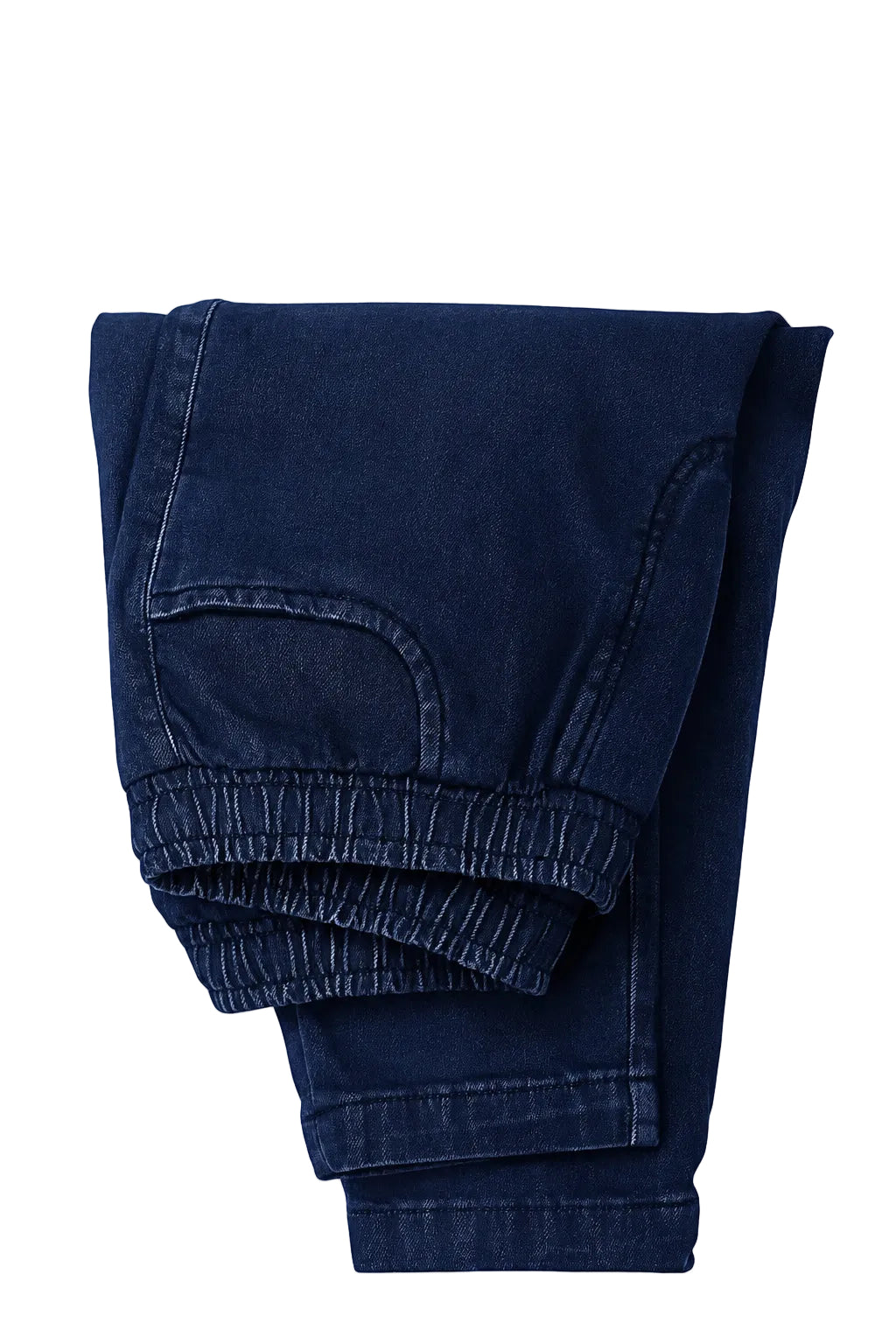 Navy Denim Joggers