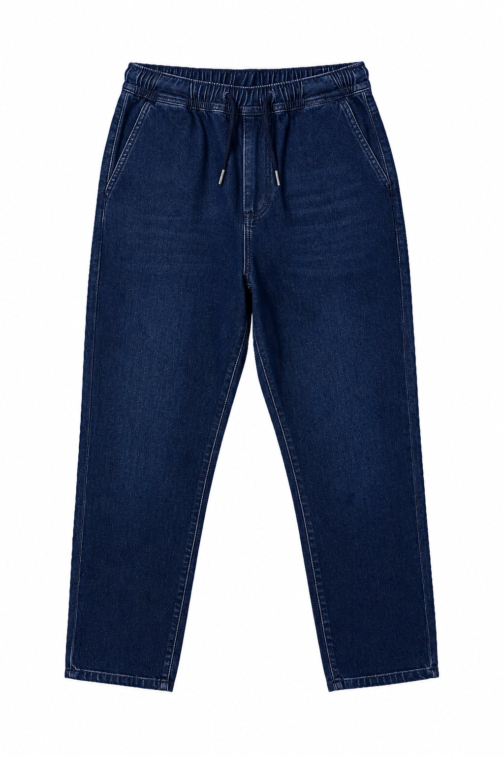 Navy Denim Joggers