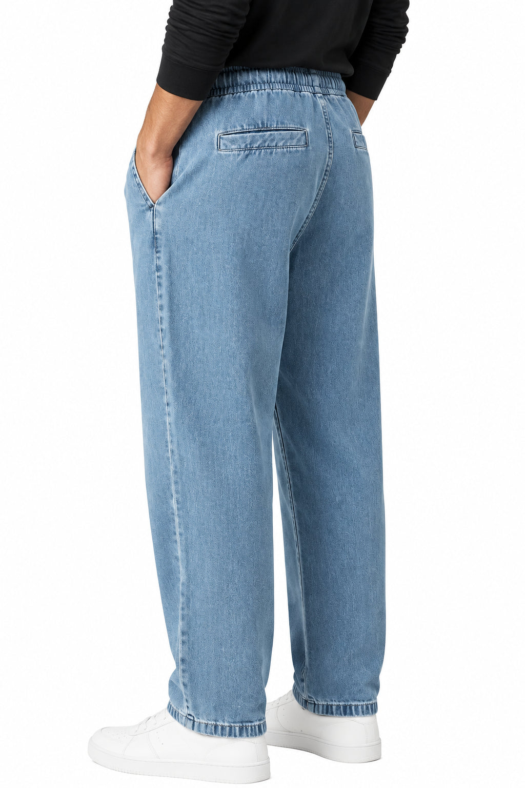 Light Blue Denim Joggers