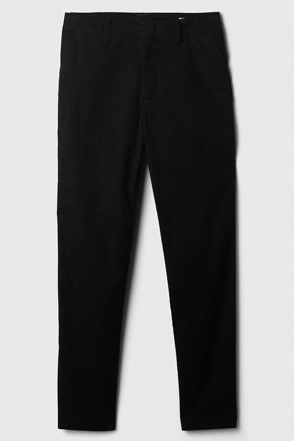 Jet Black Women Cotton Chino Pants