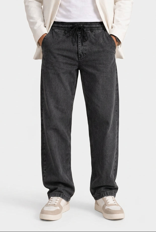 Charcoal Denim Joggers