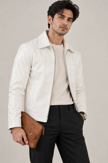 Snow Flex Leather Jacket
