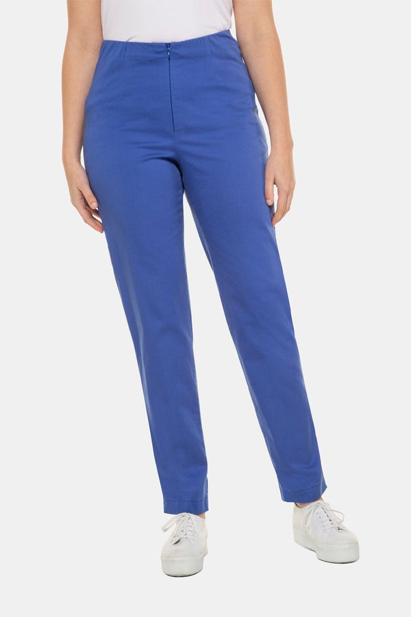 Zinc Blue Women Cotton Chino Pants