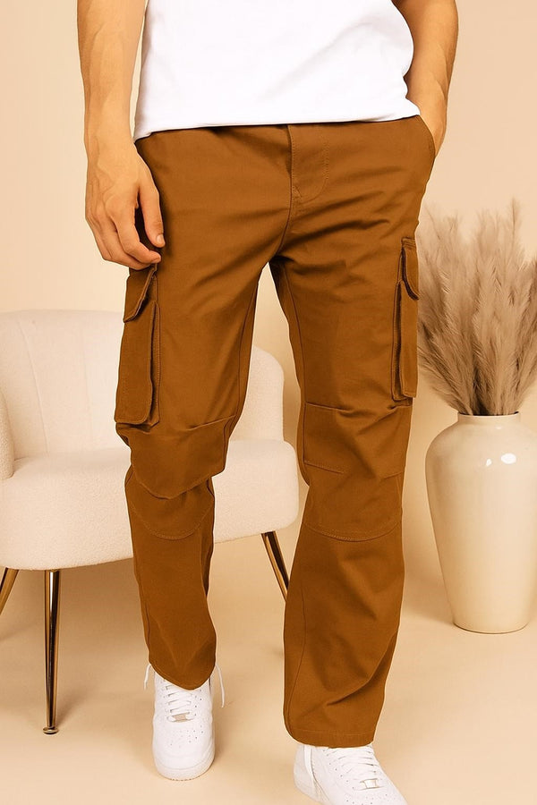 Rust Wood-Relaxed Fit Cargo