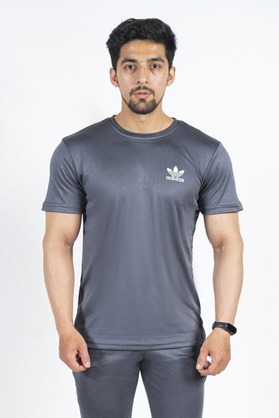 Adds Dri-Fit Imported T-Shirt Grey