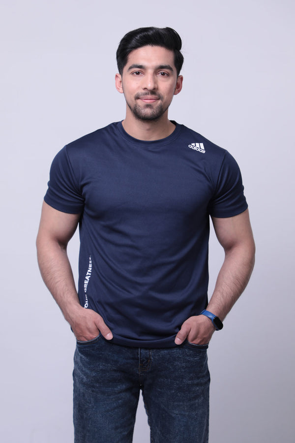 Adds Navy Imported Dri-Fit Shirt