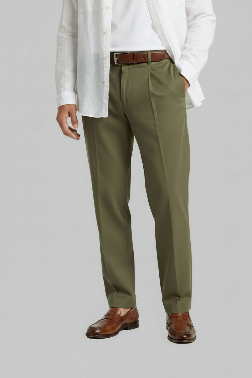 All-Day Comfort Pants – Olive